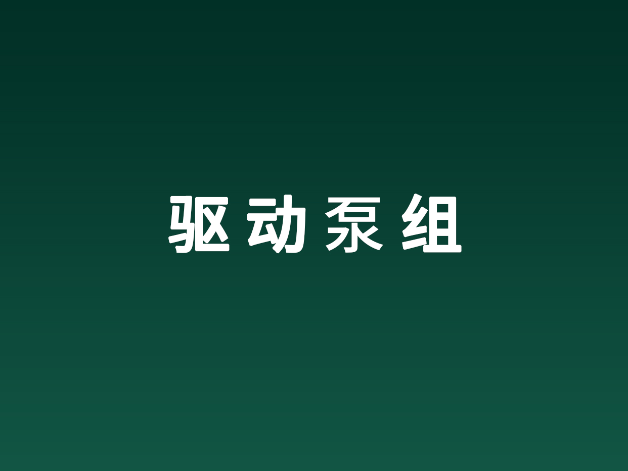 驅(qū)動(dòng)泵組